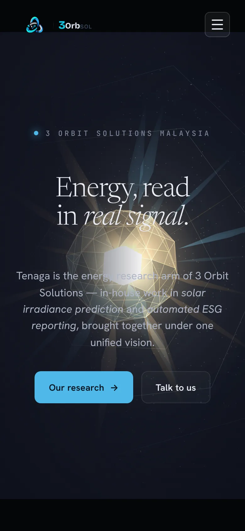Tenaga page, phone